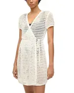 Staud Spritz Wrap Dress Swim Cover-Up