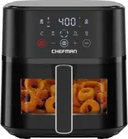 Air Fryer – 6 QT Compact Airfryer for Quick & Easy Meals, Features Hi-Fry Techno