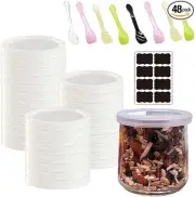Yogurt Jar Lids for OUI- 30 PCS OUI Plastic Yogurt Jar Lids Replacement Lids