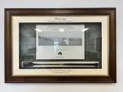 Phar Lap Hand Signed Maiden Jockey Jack Baker Whip Limited Edition 50 worldwide