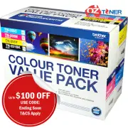 Genuine Brother TN251 & TN255 Toner Set->HL-3150cdn/3170cdw/MFC-9140cdn/9335cdw
