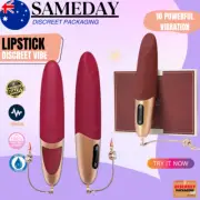 VIOTEC Lipstick Bullet Vibrator Dildo Silicone Nipple Clitoris Vagina Sex Toy