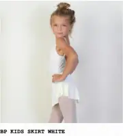 Bullet Pointe Pull on Dance Skirt - Color "White" - Kids XS Jr. - NWT