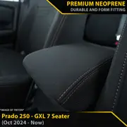 Toyota Prado 250 GXL GP6 Premium Neoprene Console Lid Cover (Made to Order)