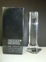 Riedel Crystal Candle Holder Prisma 8" Austria With Box