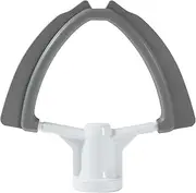 BUBOSPER 3.5 QT Flex Edge Beater for KitchenAid vertical Mixer, 3.5 quart flat mixer paddle, with flexible silicone Edge bowl scraper.