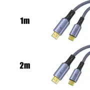 USB C to HDTV Adapter 8K@60Hz 4K@120Hz HDTV Adapter Type C Converters for Phone