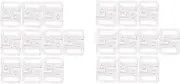 Plastic Bikini Bra Clips Hooks Swimwear Bikini Accessory Tape Closure Hook & Clasp Fasteners Pack of 20 Sets (14mm, )