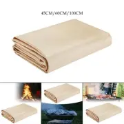 Fireproof Mat Multipurpose Fireproof Welding Blanket for Yard Lawn Hiking