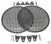 Pair of 10 Inch 10" Universal Metal Car Audio Speaker SubWoofer Waffle Grill Pro