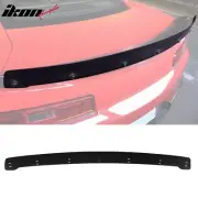 Universal 52" Unpainted Black Trunk Spoiler Gurney Flap Wicker Bill W/ Hardware (for: BMW)