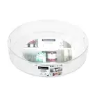 Boxsweden 30cm Crystal Round Turntable Kitchen/Home Storage Container Organiser