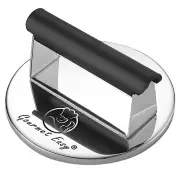 2lb Smash Burger Press Stainless Steel, Burger Smasher for Griddle Heat Resis...