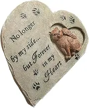 Kisangel Outdoor Pet Memorial Stone Cat Statue Animal Statue Resin Pet Remembrance