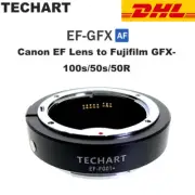 Techart EF-GFX EF-FG01+ AF Lens Adapter For Canon EF Lens to Fuji GFX 100S 50R/S