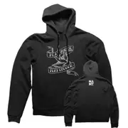 Black Play Louder Hoodie pure cotton
