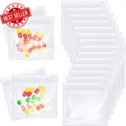 Reusable Pill Storage Pouch Bags (14 Pieces), Small Portable Baggies Packets for