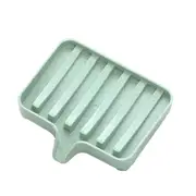 10Pcs Flexible Bathroom Soap Dish Storage Holder Rack Soapbox Plate Tray Drain
