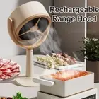 Rechargeable Range Hood with Activated Charcoal Air Filter Desktop Range Hood
