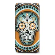 Skins Decal Wrap for Apple iPhone XR - Sugar Skull day of the Dead