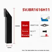 1P SVJBR1616H11 CNC Lathe Tools Carbide Indexable Turning Tool Holder For VBMT11