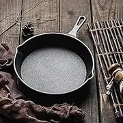 Cast Iron Pan,26cm Frying Pan Skillet 10.5inch Nonstick Saute Pan Cooking Pan with Stay-Cool Handle, Induction Compatible, PFOA Free