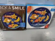 2 pack Fred - Crack A Smile - Space Themed Plate & Mold for Breakfast Eggs, etc