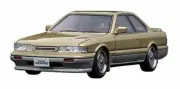 ignition model 1/43 Nissan Leopard (F31) Ultima V30 Twin Cam Turbo Gold / Silver