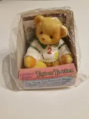 Cherished Teddies TOYBOX TEDDIES Bear Squeaky Toy With Book. bath, soft