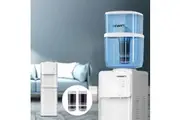Devanti Water Cooler Dispenser Stand 22L Bottle White w/2 Filter