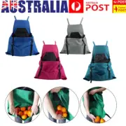 Wipeable Gardening Apron with Large Pocket for Quick Weeding and Picking