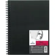 Canson Field Sketch Book, Side Wire, 9 x 12 Inches, 80 Sheets