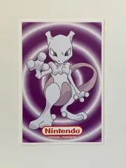 MEGA RARE OFFICIAL NINTENDO POKEMON MEWTWO POST CARD FOR COLLECTORS FROM 1990’S