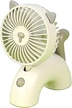Fan Handheld Cute | Cute Cat Shape Rechargeable Cooling Fan - USB Cooling Electric Desk Fan for Travel, Home, Beach, Summer Outdoors
