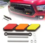 Front Grille Badge Emblem, Truck Emblem Decals Fit for Tac 4Runner Tundra Sequoia Rav4 Highlander Accessories