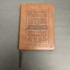 Journal Lux-Leather Be Strong & Courageous Josh 1:9
