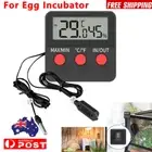 Digital Thermometer Hygrometer Humidity Meters W/ Probe for Egg Incubator
