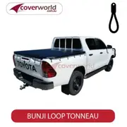 Hilux Dual Cab J Deck Ute, Bunji Style Tonneau Cover No Sports Bars