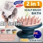 Shampoo Scalp Head Shower Massager Clean Scrub Hair Brush Comb Scrubber MassagRO