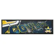 NORTH QUEENSLAND COWBOYS NRL RUBBER BACKED BAR MAT RUNNER CLEARANCE