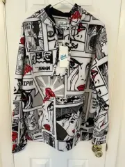 Fresh Prints Of Bel Air Drill Clothing Co Comic Hoodie Adult Size Large