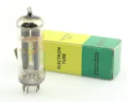 New Qty 1 AMPEREX 7119 E182CC Grey Plates O Getter NOS Vacuum Tube USA
