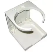 Whitecap Drink Holder Adjustable White Nylon #S-5086P