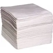 Spilltech Wp100h Sorbents, 33 Gal, 15 In X 19 In, Oil, White, Polypropylene