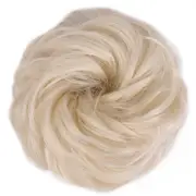 3 Pcs Synthetic Chignon Hair Bun Elastic Hair Extensions Messy Wavy Scrunchies Wrap For Ponytail Extensions For Black Women