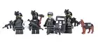 Battle Custom SWAT Team Police Officer made w/ real LEGO® Minifigs