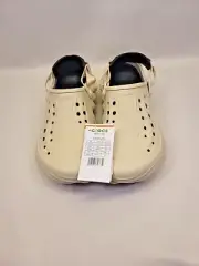 Crocs Echo Clogs Unisex Adult Color Bone/Black Size M10/W12 Slip On Sandal
