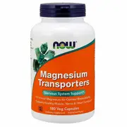 Now Foods Magnesium Transporters, 180 Veg Caps (Pack of 3)