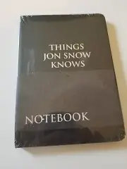 CULTURE FLY HBO GAME OF THRONES THINGS JON SNOW KNOWS NOTEBOOK BNIP