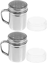 Sleek Stainless Steel Dusting Tube Baking Soda Jar Fine Mesh for Uniform Powder Distribution